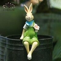 Tượng Vườn Động Vật HENJIE Trang Trí Chậu Hoa Đơn Giản Sân