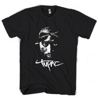 Tupac Shakur 2Pac Rapper Hip Hop CA SĨ Áo Nam Áo Thun Nữ