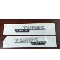 Turbo 4matic - chữ turbo 4matic , tem turbo 4matic