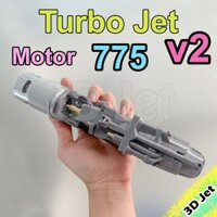 Turbo Jet V2 cho động cơ motor 775 Chế Cano Tàu Thuyền RC, dong co day tau thuyen, motor đẩy nước, water jet, jetboat