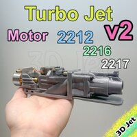 Turbo Jet V2 cho động cơ motor 2212, 2216, 2217  Chế Cano Tàu Thuyền RC, dong co day tau thuyen, water jet, jetboat