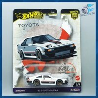 *TurboToys* Mô hình xe 1:64 Chính hãng Hotwheels Premium - '82 TOYOTA SUPRA