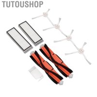 Tutoushop Brush Filters White Flat Comb Kit for Mijia 1C Dreame F9 Xiaomi 1T Mi Robot Vacuum Mop Replacement