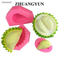 [Tutuout] 3D Trái Cây Chuối Dứa Ngô Xoài sầu riêng Kem Khuôn Silicon Bánh Kẹo Trang Trí Dụng Cụ Làm Bánh Sô Cô La Khuôn Thạch Cao VN