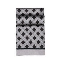 Tuuertge Men Scarf Autumn and Winter New Silk Scarf Men's Long Scarf Plaid Scarf Wild Simple Winter Warm Scarf (Color : Gray, Size : 28x175cm)