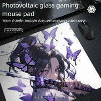 [Tùy chỉnh] Miếng lót chuột thủy tinh quang điện Trò chơi csgo Gaming fps Bàn phím kính cường lực Bàn phím chuột