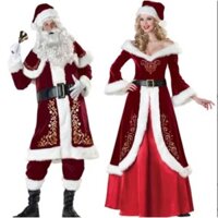 Tùy Chỉnh Ông Già Noel Người Lớn Trẻ Em Trang Phục Giáng Sinh Cho Cosplay Party