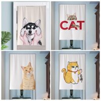 Tùy Chỉnh Rèm Cửa Dễ Thương Cho Nhà Bếp Nửa Chiều Cao Cửa Rèm Cho Phòng Trẻ Em Vách Ngăn Rèm Cửa Phong Cách Nhật Bản Rèm Cửa Không Móng Tay Rèm Cửa Dài