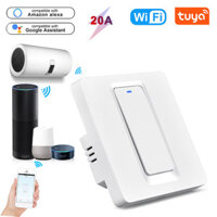 TUYA Công Tắc Máy Nước Nóng 20A Công Tắc Gắn Tường Wifi Thông Minh Điều Khiển Từ Xa Hẹn Giờ Hoạt Động Với Goo. Gle Home Và Alexa