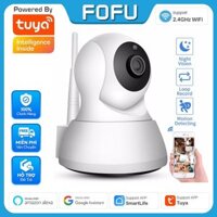 Tuya Smart Life IP wifi Camera giám sát FHD Báo động chống trọm, Tầm nhìn góc rộng 360 độ Xem qua điện thoại di động