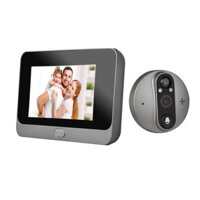 Tuya Smart WiFi 4.3" LCD Digital Peephole Door Viewer Camera 1080P 5000mAh PIR Motion Detection Two-way Intercom Work wi