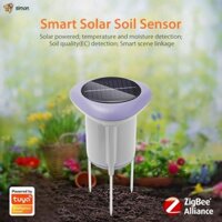 Tuya Smart Zigbee Cảm biến đất năng lượng mặt trời để làm vườn Máy đo nhiệt độ và độ ẩm Kiểm soát ứng dụng Nhiệt kế đất kỹ thuật số .vn