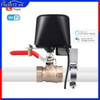 Tuya Van Nước Xoay Tay Gạt Wifi, Khoá Nước Tự Động Bộ Điều Khiển Van Thông Minh Wifi Công Tắc Ngắt Nước Và Gas 1.6mpa Thích Với Alexa/google Home