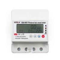 Tuya WiFi Intelligent Photovoltaic Meter Breaker Timer Multifunctional Solar Bidirectional Hour Meter Home Electronic Ap