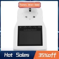 Tuya WIFI Ổ Cắm Thông Minh 16A Công Suất Kỹ Thuật Số Vôn Kế Đồng Hồ Điện Tiêu Thụ Điện Kwh Đồng Hồ Đo Năng Lượng EU Cắm