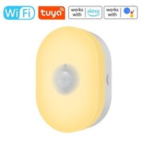 Tuya WiFi Thông Minh Cảm Ứng Cơ Thể Con Người Đèn Ngủ Nhỏ Đa Tai Làm Mờ Đèn Ngủ Hộ Gia Đình Điều Khiển Mobilepohone Đèn Phòng Ngủ Nhiều Màu Sắc Tương Thích Với Amazon Alexa Home