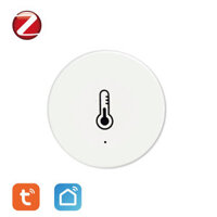 Tuya ZIGBE Temperature and Humidity Sensor with Siren Intelligent APP Remote Control Thermometer Hygrometer Detector