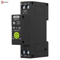 Tuya Zigbee Bộ ngắt mạch thông minh Thời gian đo quang điện hai chiều Đồng hồ đo năng lượng tự động Reclosing boost.vn