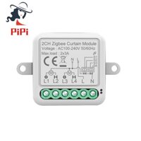 Tuya Zigbee Mô-đun chuyển đổi rèm thông minh 2CH Bộ ngắt mạch thông minh Hỗ trợ ứng dụng Điều khiển từ xa cho công tắc rèm