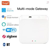 Tuya ZigBee WiFi BT Mesh Hub Cổng đa chế độ thông minh hoạt động với ứng dụng Cuộc sống thông minh Tuya Điều khiển bằng giọng nói thông qua Alexa Home Liên kết nhà thông minh