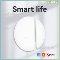 Tuya Zigbee Wifi Cảm Biến Cửa Báo Động Không Dây Cửa Và Cửa Sổ Công Tắc Cảm Biến Nhà Thông Minh Tự Động Hóa Cảnh Liên Kết CUD01