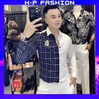 Tuyệt Áo sơ mi nam dài tay 🔵 𝐅𝐑𝐄𝐄 𝐒𝐇𝐈𝐏 🔵 sơ mi nam vải lụa co giãn hàng quảng châu thời trang hpfashion - smn52 chuẩn
