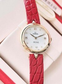 Tuyệt phẩm đồng hồ Omega DeVille vàng đúc nguyên khối, khảm trai và kim cương tuyệt vời dành cho phái đẹp