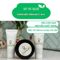 Tuýp 10ml Dầu cám gạo nguyên chất đốt thủ công, dùng cho viêm da cơ địa, vảy nến (dạng tuyp dễ mang theo)