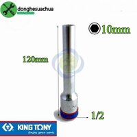 Tuýp 10mm dài 120mm loại 12 có 6 cạnh Kingtony 425510M