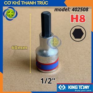 Tuýp 1/2" mũi lục giác H8 Kingtony 402508