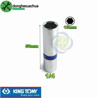 Tuýp 13mm loại 14 có 6 cạnh Kingtony 223513M dài 50mm