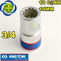 Tuýp 19mm loại 3/4 Inch ngắn màu trắng 12 cạnh Kingtony 633019M – CÔNG TY TNHH DỤNG CỤ CƠ KHÍ THANH TRÚC