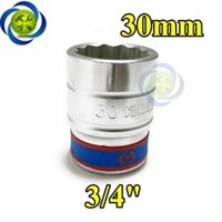 Tuýp 30mm 34 Kingtony 633030M 12 cạnh màu trắng