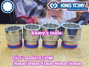 Tuýp 46mm loại 1 inch ngắn 12 cạnh Kingtony 833046M