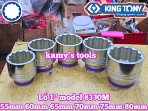 Tuýp 75mm loại 1 inch ngắn 12 cạnh Kingtony 833075M