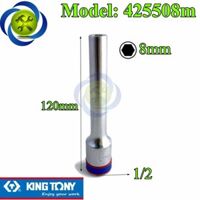 Tuýp 8mm dài 120mm loại 1/2 có 6 cạnh Kingtony 425508M – CÔNG TY TNHH DỤNG CỤ CƠ KHÍ THANH TRÚC