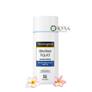 Tuýp chống nắng dạng nước Neutrogena Ultra Sheer Liquid Sunscreen Broad Spectrum SPF 70 - 40 ml