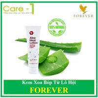 Tuýp Forever Aloe Heat Lotion - Kem xoa bóp từ Lô Hội - tặng 100g bột trà xanh