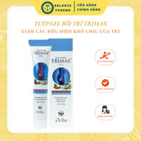Tuýp Gel Bôi Trĩ Trimax - Giúp Giảm Đau Trĩ, Co Búi Trĩ Và Ngăn Sưng Chảy Máu