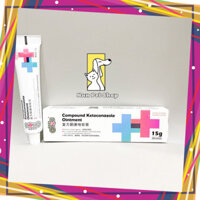Tuýp gel mỡ bôi kháng khuẩn và các vấn đề ngoài da - Compound Ketoconazole Ointment CHZK