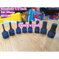 Tuýp lú đầu lục giác 1/2 inch Kingtony 405504M 405505M 405506M 405508M 405510M 405512M 405514M 405516M 405517M 405519M