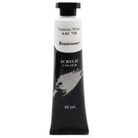 Tuýp Màu Acrylic 45 ml - Renaissance 710 - Titanium White
