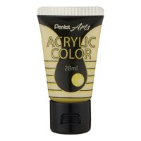 Tuýp Màu Vẽ Acrylic Pentel 28ml WA2-T155 - Metallic Yellow