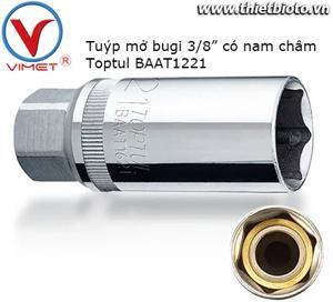 Tuýp mở bugi có nam châm Toptul BAAT1221