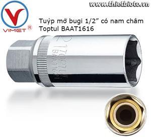 Tuýp mở bugi có nam châm Toptul BAAT1616 (1/2″ Dr. x 16mm)