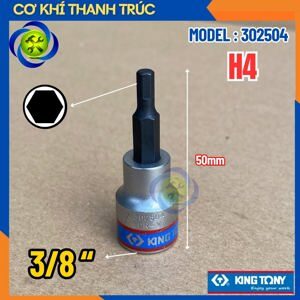 Tuýp mũi lục giác H4 Kingtony 302504