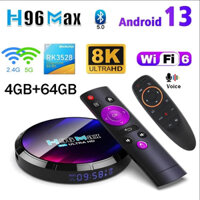 TV Box H96 Max rk3528 Android Box hỗ trợ bộ giải mã và phát lại TV từ xa 8K video 4K 2.4G/5.8G WiFI 3D từ xa d9ix