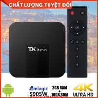 TV BOX TX3 Mini (Amlogic S905W QuadCore/2G/16G) CÓ BLUETOOOTH - Android TV Box Tx3 mini Ram 2GB