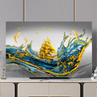 Tv Cover 42 Inch 50 Inch 55 Inch LCD, LED Plasma Màn Hình Phẳng Chống Bụi TV Nghệ Thuật Cover TV Chống Thấm Nước Chống Bụi Bảo Vệ Đa Năng Treo Cong TV Trang Trí Nhà