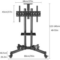 TV Floor Mobile Bracket TOTOLINK (TFB-01)